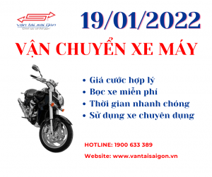 VTSG vận chuyển xe máy từ 19/01/2022
